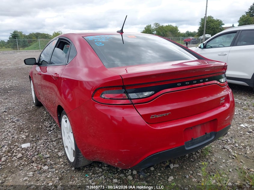 Vin: 1c3cdfbh5dd702731, lot: 3090181, dodge dart sxt/rallye 20133