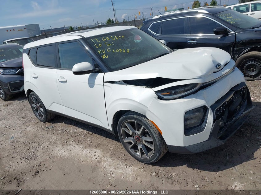 Vin: kndj33au6l7020988, lot: 3090208, kia soul ex 2020 img_1