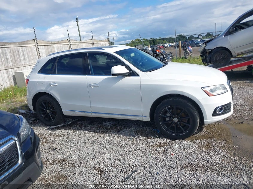 2016 AUDI Q5 SPORT UTILITY VEHICLE 2.0L I-4 DI, DOHC, VVT, TURBO, 220HP
