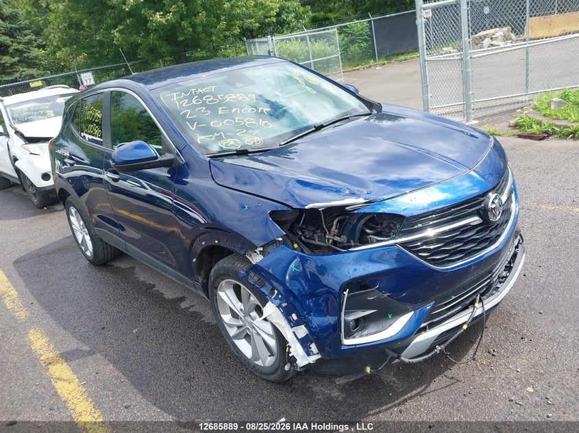 2023 Buick Encore Gx, Удар спереди, IAAI, VIN KL4MMCSL4PB005810