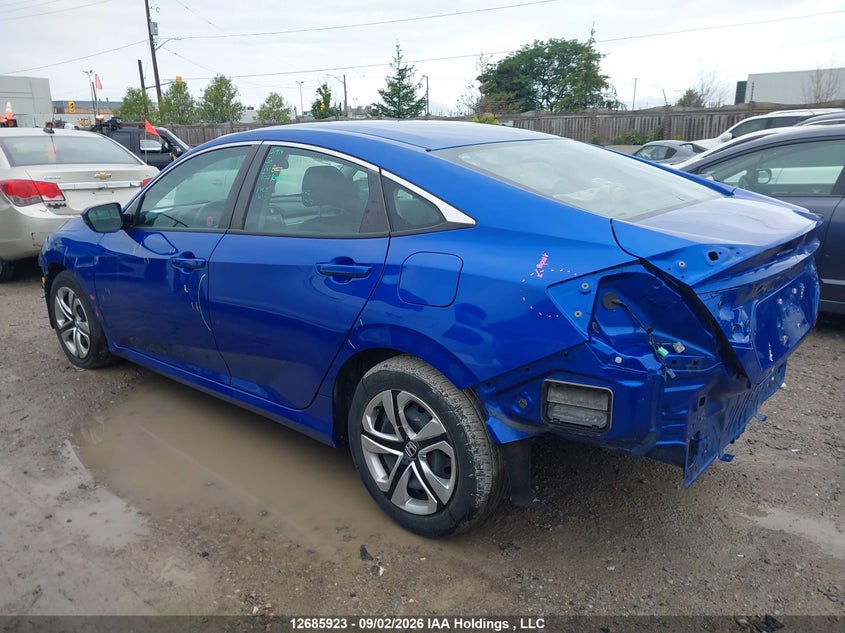 Vin: 2hgfc2f53jh003716, lot: 3090345, honda civic 20183