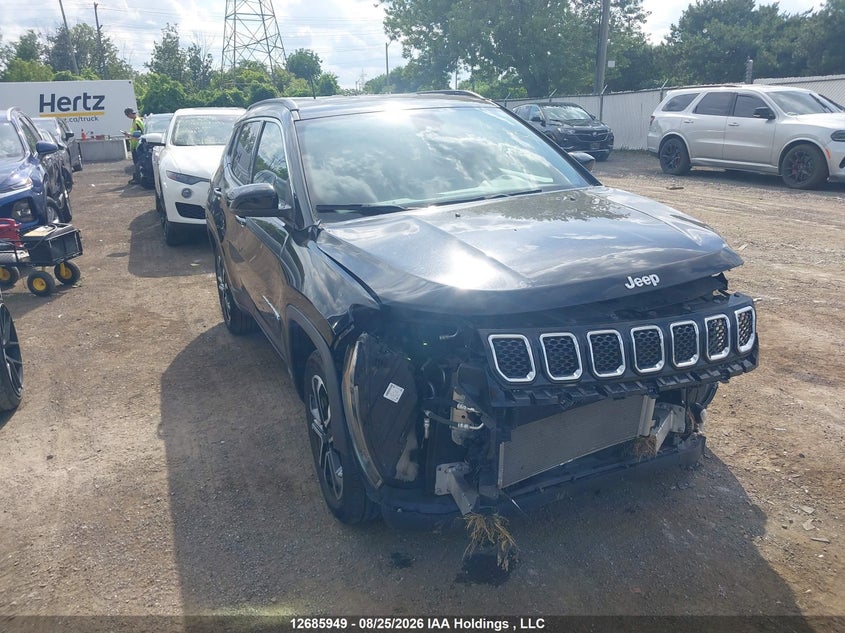 Vin: 3c4njdcn1pt567560, lot: 3090371, jeep compass limited 2023 img_1