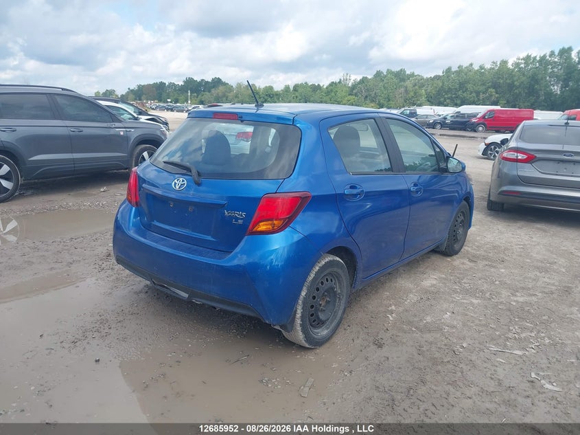 Vin: vnkktud34fa041656, lot: 3090374, toyota yaris le 20154