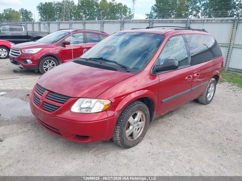 2005 Dodge Caravan, Левый бок, IAAI, VIN 1D4GP45R25B132409 — фото 2