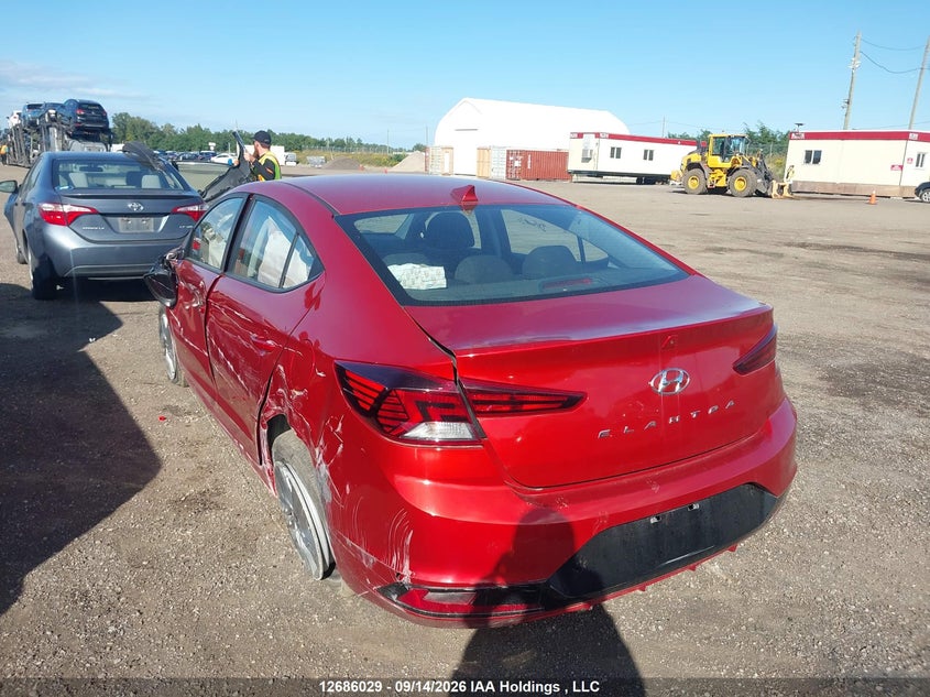 Vin: kmhd84lfxlu955270, lot: 3090456, hyundai elantra 20203
