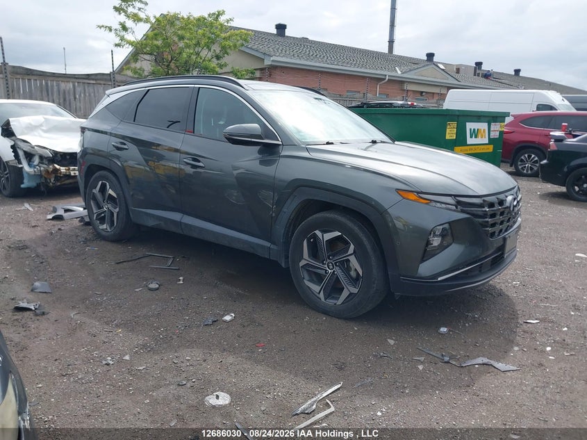 2023 Hyundai Tucson Ultimate Hybrid Awd, Левый бок, IAAI, VIN KM8JCCA1XPU105535