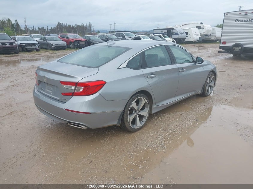 Vin: 1hgcv1f91ka806826, lot: 3090476, honda accord touring 1.5t 20194