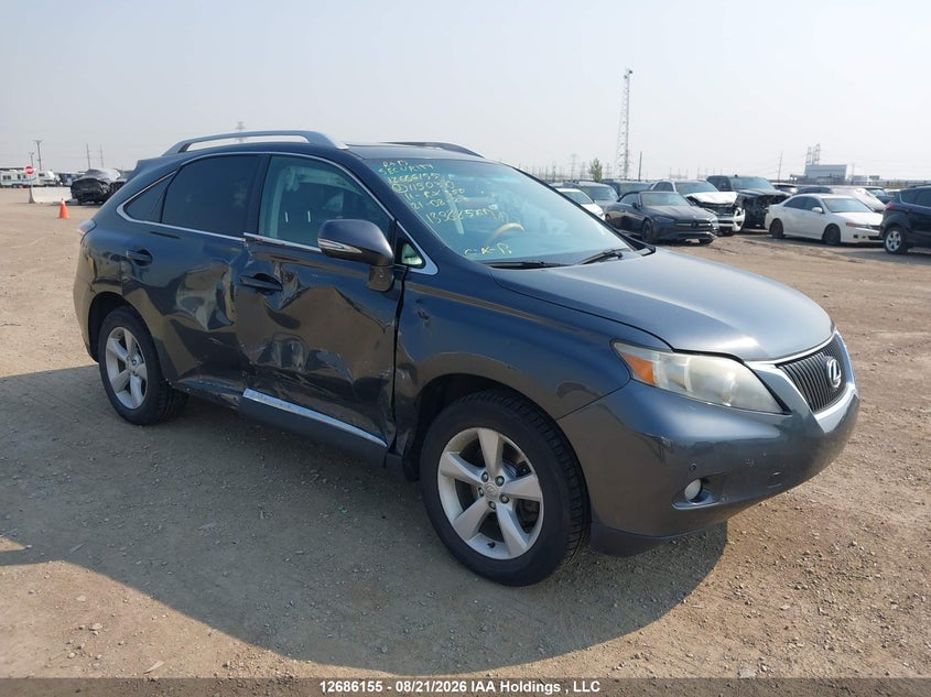 2011 Lexus Rx 350, Front, IAAI, VIN 2T2BK1BA6BC119030