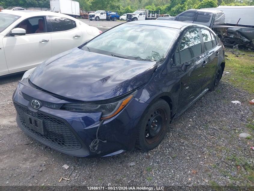 2020 Toyota Corolla, Front, IAAI, VIN 5YFBPRBE3LP046725 — photo 2