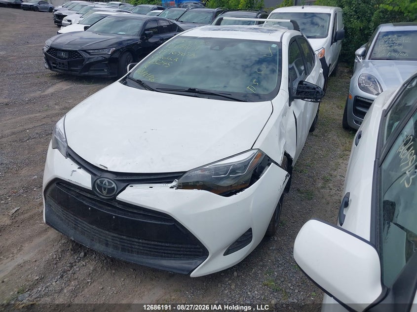 2019 Toyota Corolla, Front, IAAI, VIN 2T1BURHE6KC185245 — photo 2