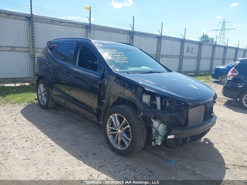 2018 Hyundai Santa Fe Sport 2.0T Se, Удар спереду, IAAI, VIN 5NMZUDLAXJH082506