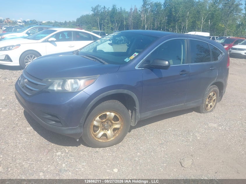 2013 Honda CR-V, Правий зад, IAAI, VIN 2HKRM4H3XDH106594 — фото 2