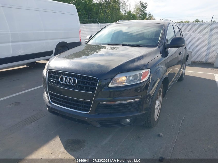 2008 Audi Q7 4.2 Quattro S-Line, Front, IAAI, VIN WA1EV64L98D066575 — photo 2