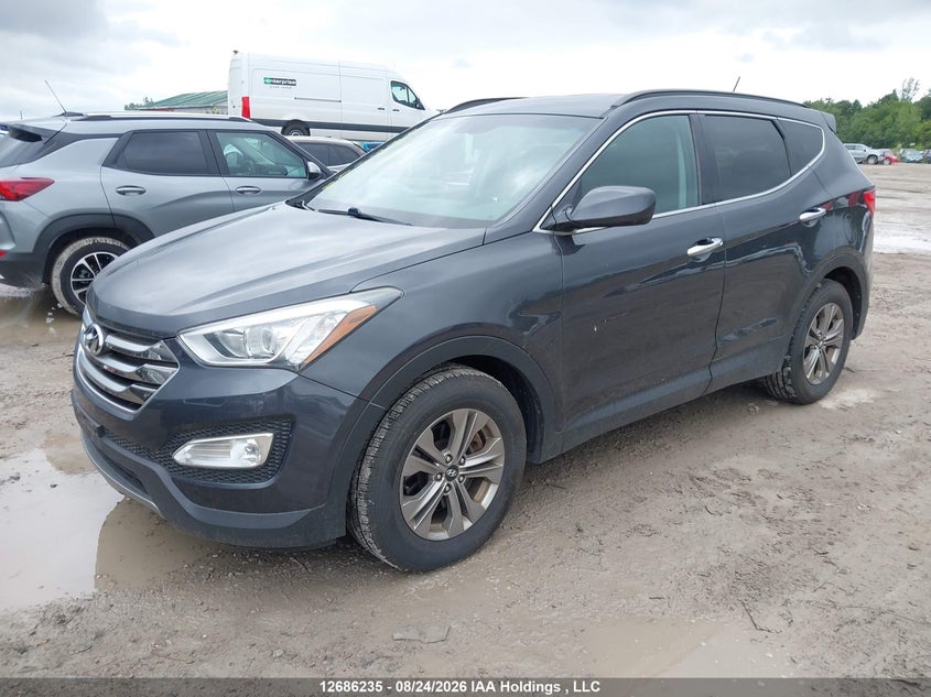 2015 Hyundai Santa Fe Sport 2.4 Premium, Charity, IAAI, VIN 5XYZUDLB4FG302328 — photo 2