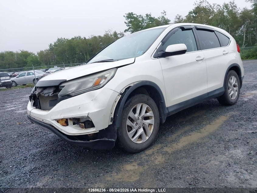 2015 Honda CR-V, Удар спереду, IAAI, VIN 2HKRM4H56FH106614 — фото 2