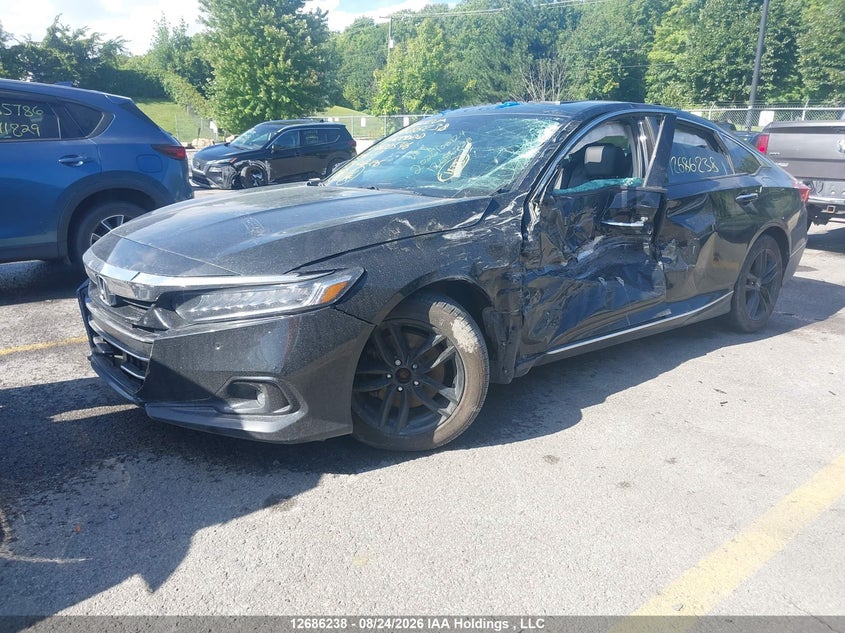 2021 Honda Accord Touring 2.0T, Левый бок, IAAI, VIN 1HGCV2F98MA800546 — фото 2