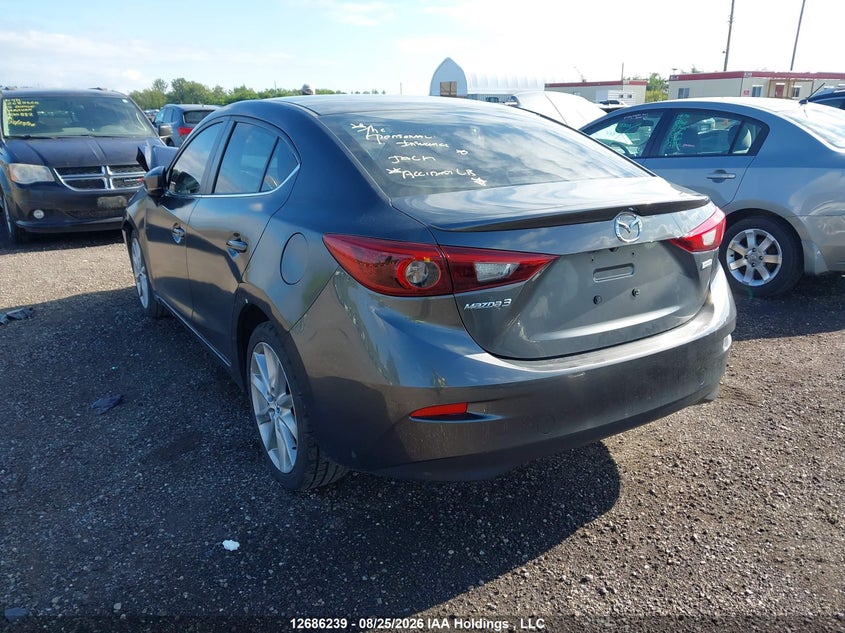Vin: jm1bn1w38j1160379, lot: 3090672, mazda 3 grand touring 20183