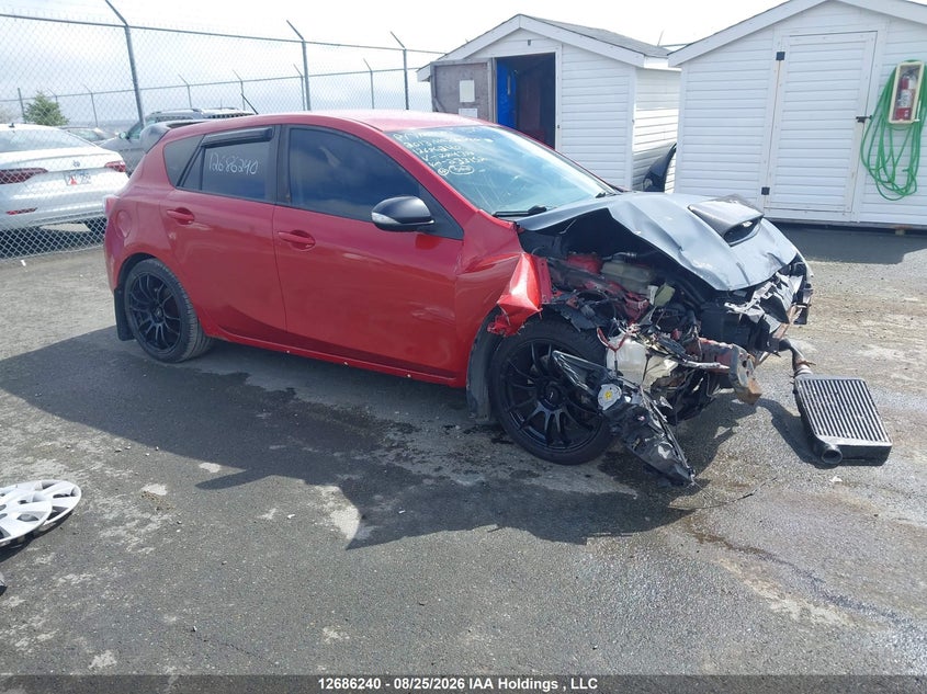 2013 Mazda Mazdaspeed3 Msp3, Удар спереди, IAAI, VIN JM1BL1N32D1774386
