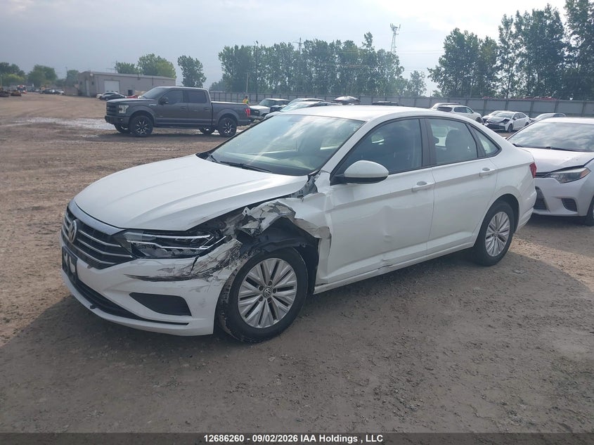 2019 Volkswagen Jetta S, Левый бок, IAAI, VIN 3VWN57BU1KM046207 — фото 2