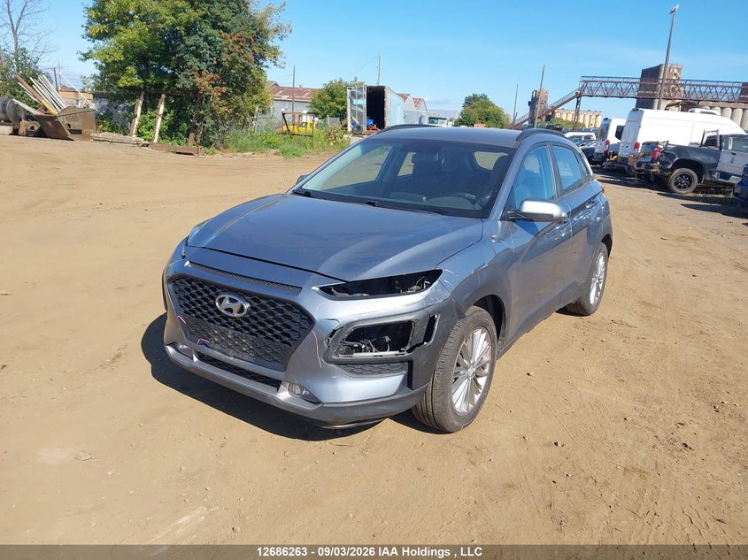 2019 Hyundai Kona 2.0L Preferred, Front, IAAI, VIN KM8K22AA6KU366039 — photo 2