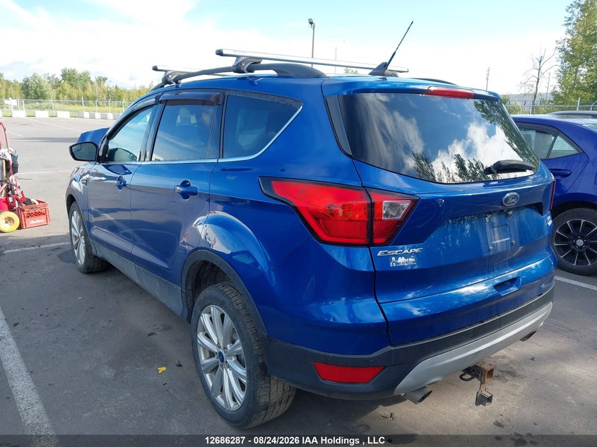 Vin: 1fmcu9hd9kuc15140, lot: 3090723, ford escape sel 20193