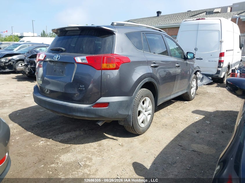 Vin: 2t3bfrev0ew205479, lot: 3090752, toyota rav4 le 20144