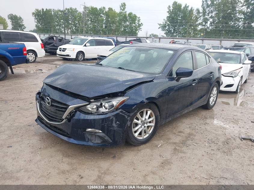 Vin: 3mzbm1v76em119942, lot: 3090785, mazda 3 20142