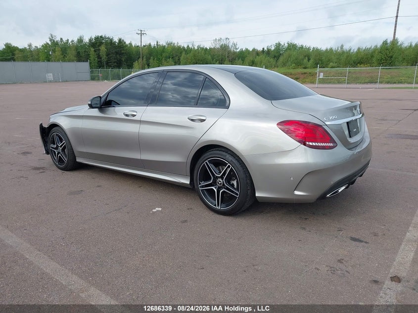 Vin: 55swf8eb0ku311304, lot: 3090786, mercedes-benz c 300 4matic 20193
