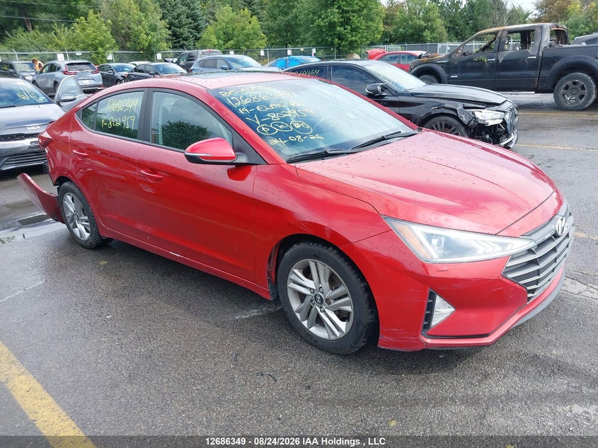 Vin: kmhd84lf0ku802959, lot: 3090797, hyundai elantra 2019 img_1