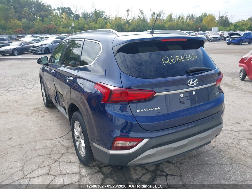 Vin: 5nms2cad8lh159911, lot: 3090810, hyundai santa fe se 20203