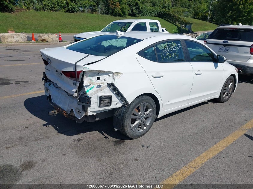 Vin: kmhd84lf8hu134451, lot: 3090816, hyundai elantra 20174