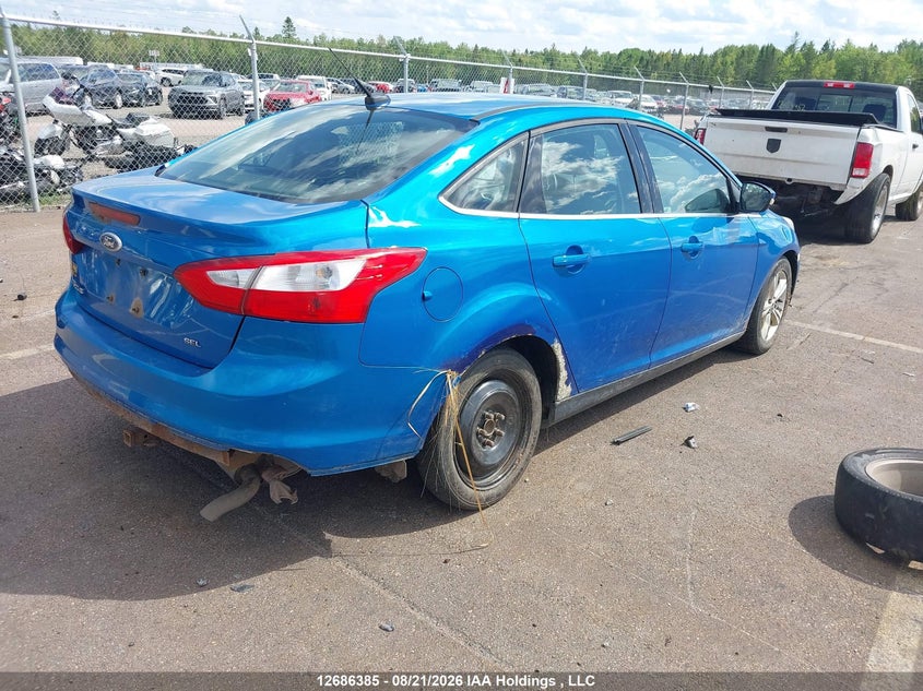 Vin: 1fahp3h2xcl165276, lot: 3090834, ford focus sel 20124