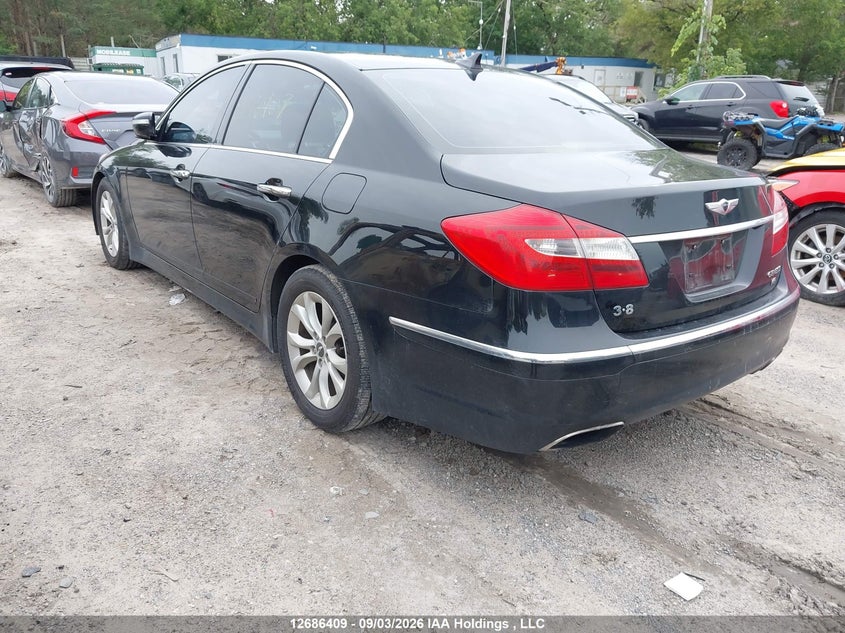 Vin: kmhgc4dd8cu191430, lot: 3090858, hyundai genesis 20123