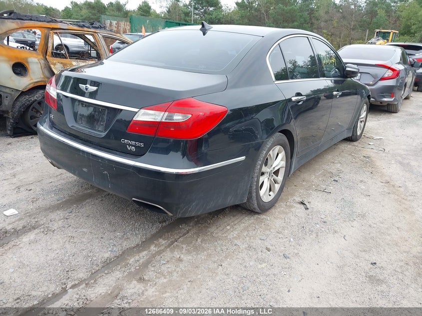 Vin: kmhgc4dd8cu191430, lot: 3090858, hyundai genesis 20124