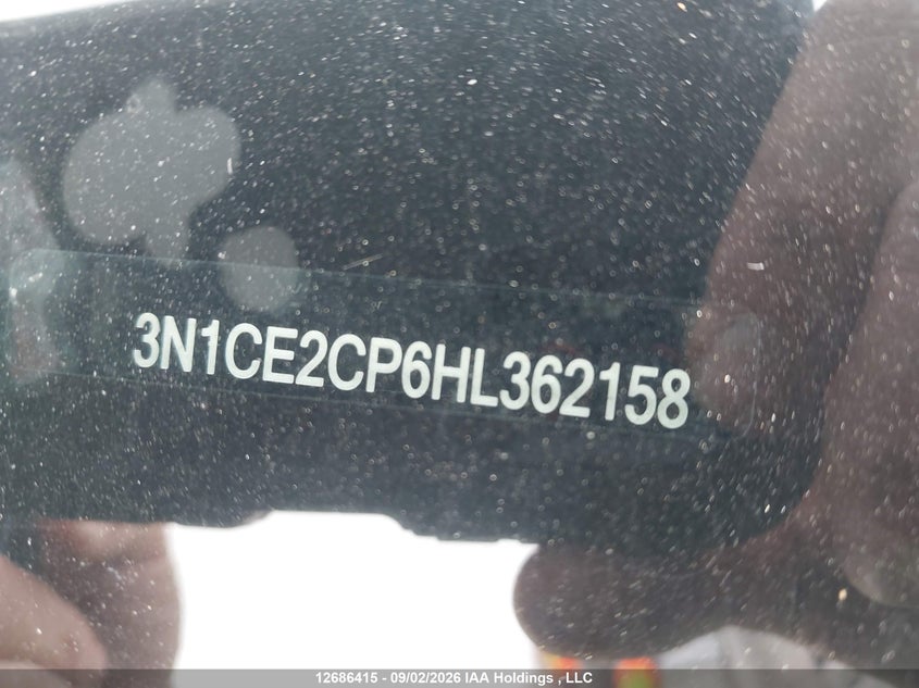 2017 NISSAN NOTE HATCHBACK 1.6L I4 FI DOHC 16V NF4
