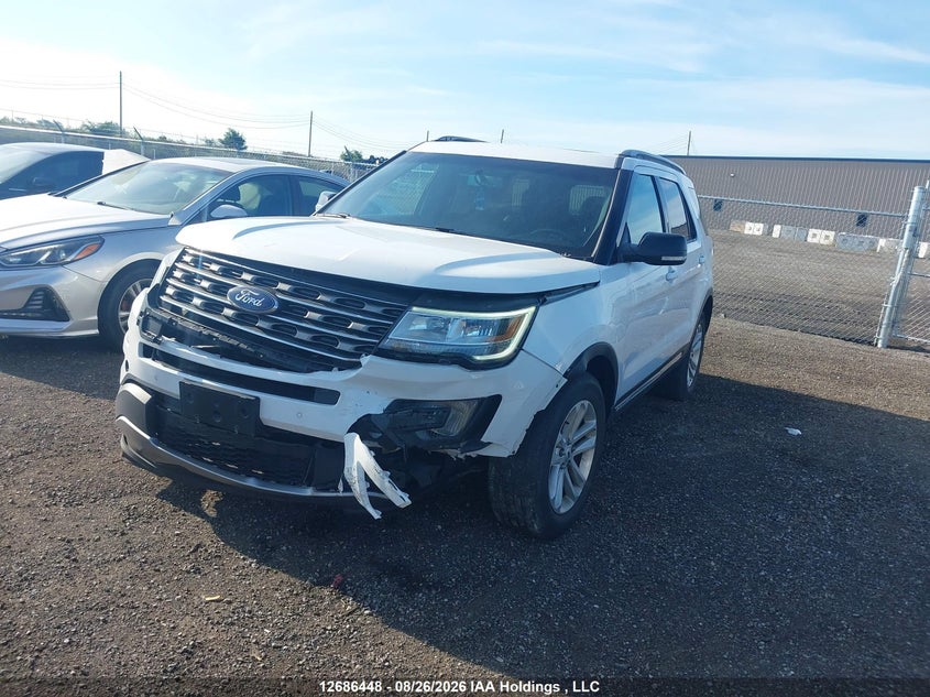 2017 Ford Explorer, Удар спереди, IAAI, VIN 1FM5K7D87HGA38798 — фото 2