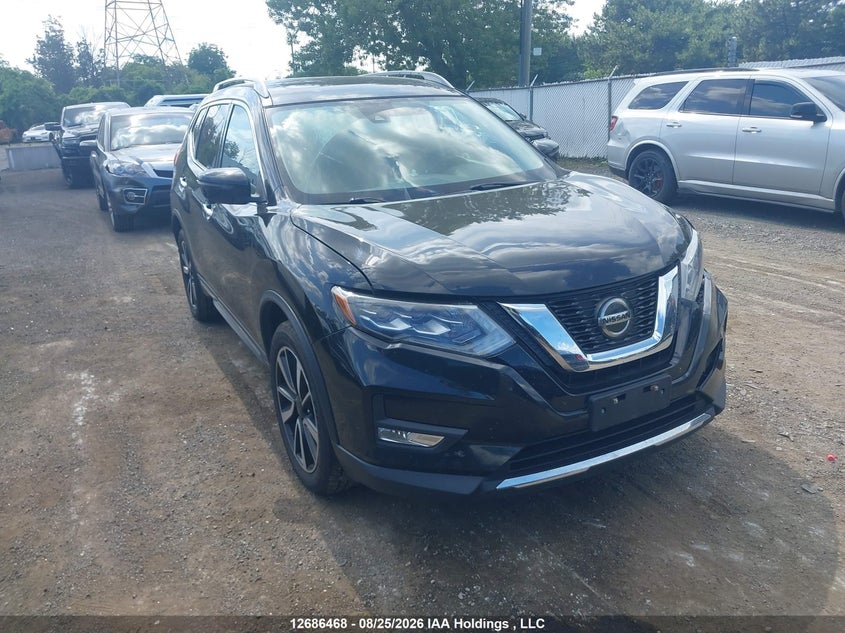 2018 Nissan Rogue Sv/Sl, Front, IAAI, VIN 5N1AT2MV3JC707067