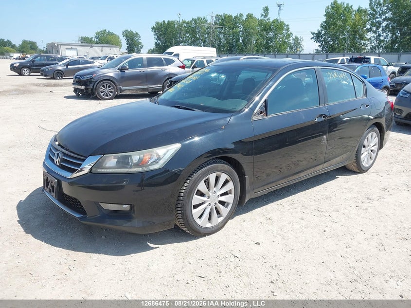 Vin: 1hgcr2f86ea802308, lot: 3090925, honda accord exl 20142