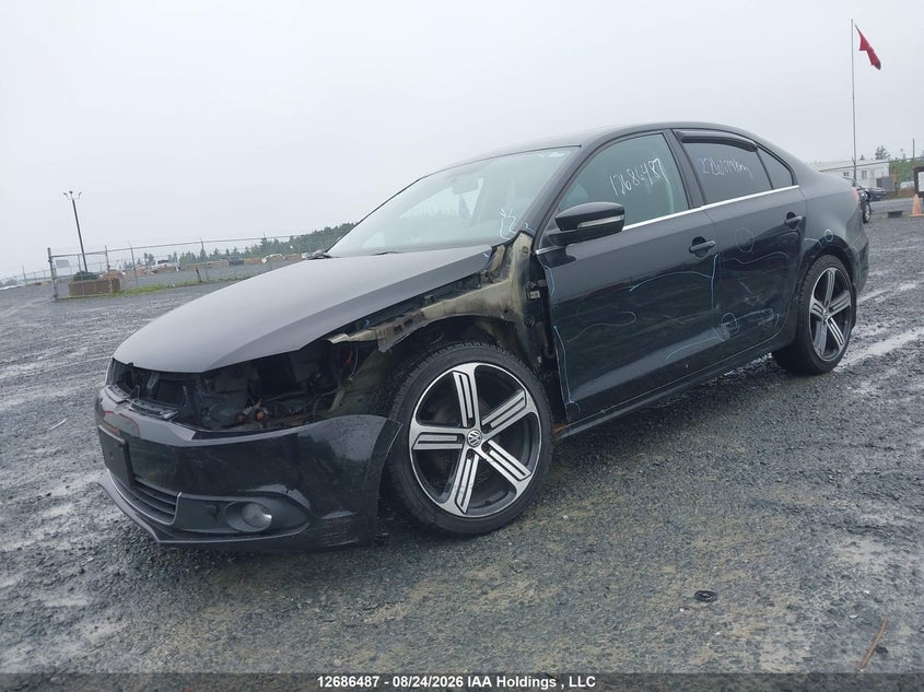2014 Volkswagen Jetta, Удар спереду, IAAI, VIN 3VWLL7AJ3EM243954 — фото 2