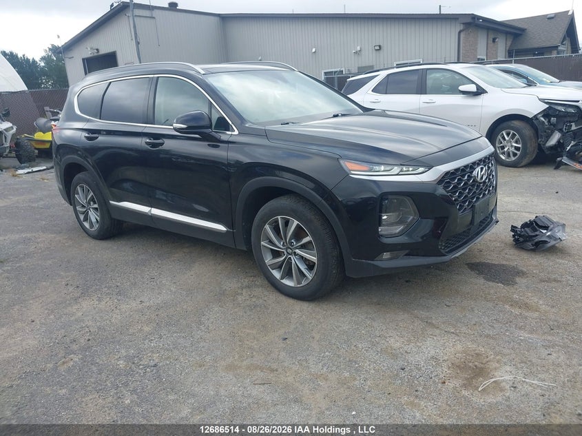 2020 Hyundai Santa Fe Preferred Awd With Sun And Leather Package, Удар спереди, IAAI, VIN 5NMS3CAD2LH145337