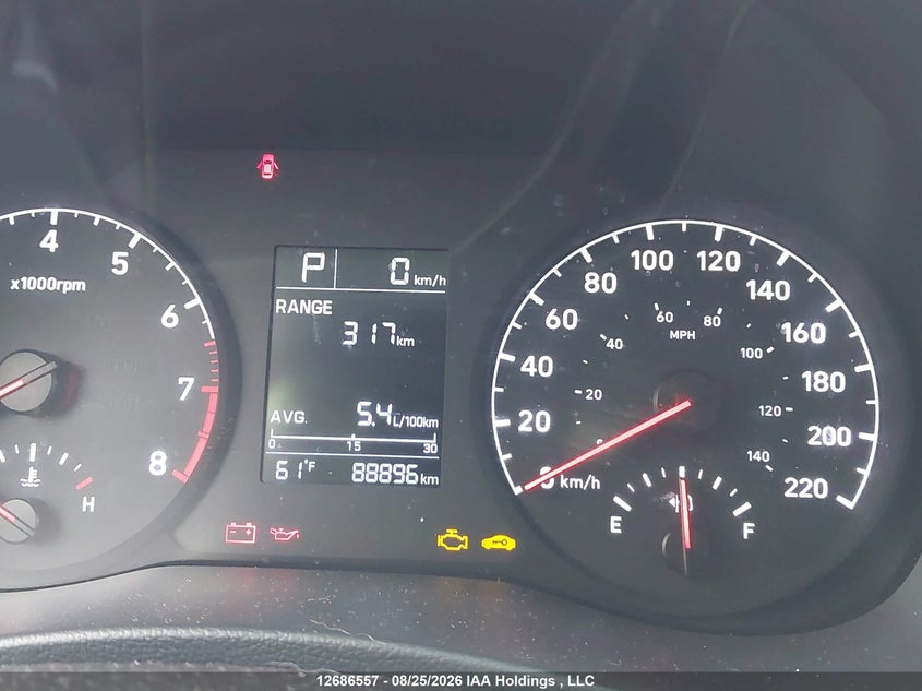 2018 HYUNDAI ACCENT HATCHBACK 1.6L I-4 DI, DOHC, VVT, 132HP