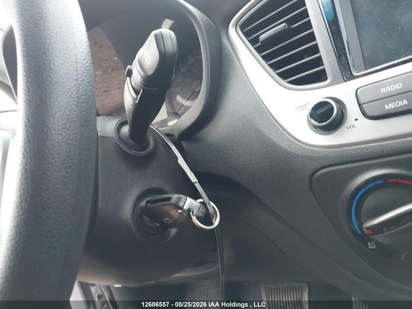 2018 HYUNDAI ACCENT HATCHBACK 1.6L I-4 DI, DOHC, VVT, 132HP