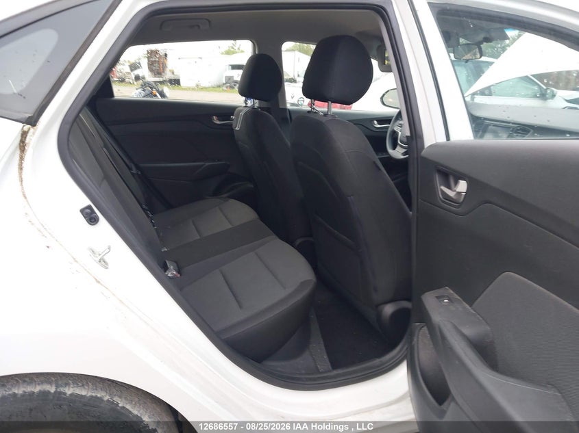 2018 HYUNDAI ACCENT HATCHBACK 1.6L I-4 DI, DOHC, VVT, 132HP