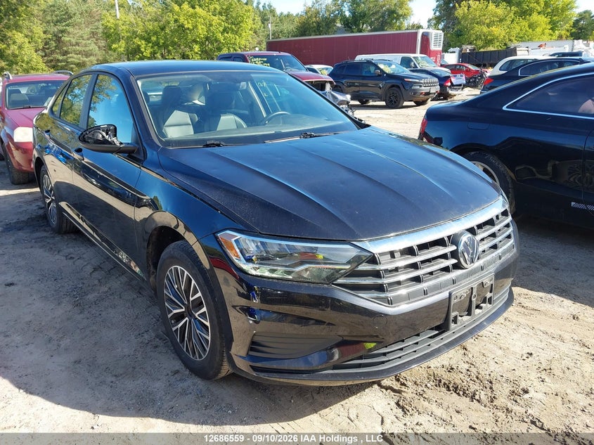 2020 Volkswagen Jetta Highline, Hail, IAAI, VIN 3VWEB7BU7LM029714