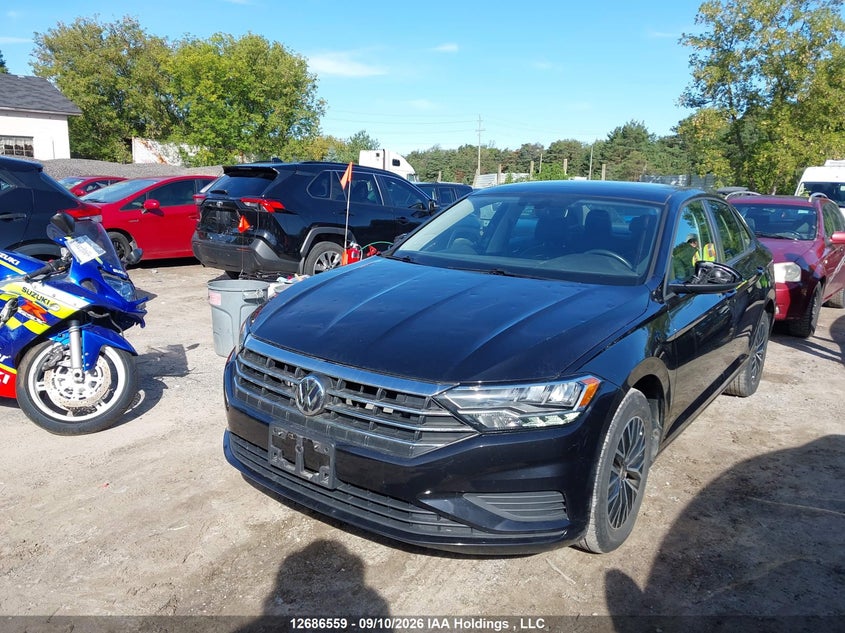 2020 Volkswagen Jetta Highline, Hail, IAAI, VIN 3VWEB7BU7LM029714 — photo 2