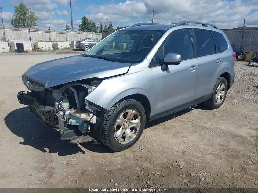 2015 Subaru Forester, Удар спереду, IAAI, VIN JF2SJCBC3FH546110 — фото 2