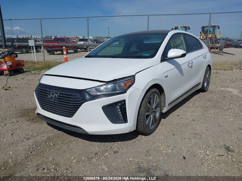 Vin: kmhc05lc3ku166438, lot: 3091029, hyundai ioniq limited 20192