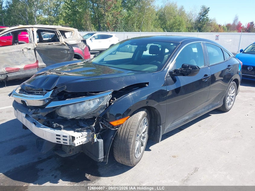 2016 Honda Civic, Front, IAAI, VIN 2HGFC2F81GH012515 — photo 2