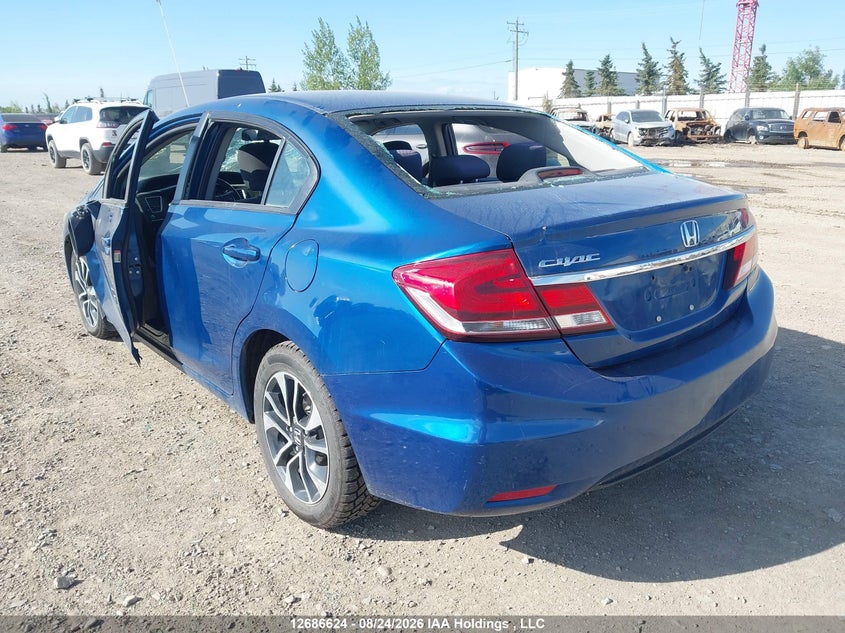 Vin: 2hgfb2f56fh032718, lot: 3091074, honda civic lx 20153