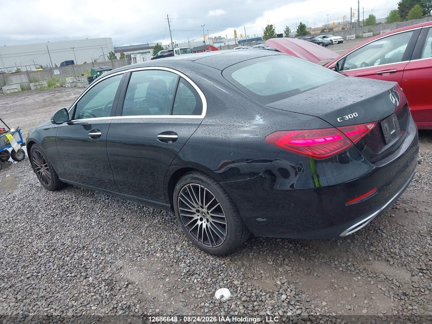 Vin: w1kaf4hb6rr201173, lot: 3091116, mercedes-benz c 300 4matic 20243